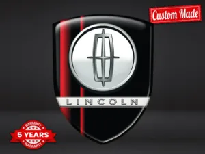 Lincoln Adesivi Logo su Misura Universali Premium Regolabili